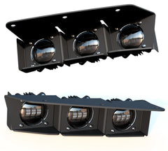 Oracle Triple LED Fog Light Kit For Steel - White -2021+ Ford Bronco Bumper- 5890-001