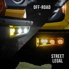 KC HiLiTES FLEX ERA 3 Dual Mode SAE Fog Light Pocket Kit -2021+ Ford Bronco - KCL97168