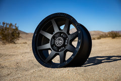 ICON Rebound 17x8.5 6x5.5 0mm Offset 4.75in BS 106.1mm Bore Double Black Wheel - ICO1817858347DB