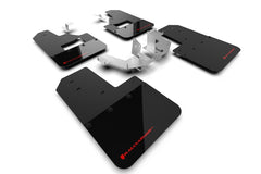 Rally Armor Blk Mud Flap w/Red Logo -2021+ Ford Bronco - RALMF85-RB-PL-RD