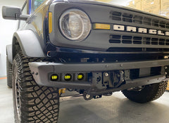 ORACLE Lighting - Yellow - Triple LED Fog Light Kit for Steel Bumper -2021+ Ford Bronco- 5890-006
