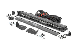 LED Light Kit | Bumper Mount | 20" Black Single Row | White DRL | Ford Bronco Sport (21-23)