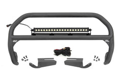 Nudge Bar | 20 Inch Black Single Row LED | OE Modular Steel | | Ford Bronco (21-23)