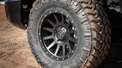 ICON Compression 18x9 6x5.5 0mm Offset 5in BS Satin Black Wheel - ICO2018908350SB