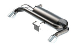 Borla V6 4WD Touring Axle Back Exhaust w/ Bright Chrome Tips -2021+ Ford Bronco 2.7L - BOR11976
