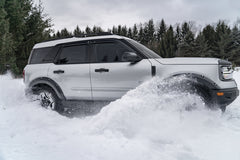 AVS Ventvisor Outside Mount Window Deflectors 4pc - 2021+ Ford Bronco Sport - Smoke - AVS94713