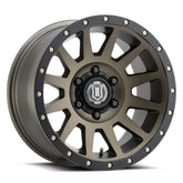 ICON Compression 17x8.5 6x5.5 0mm Offset 4.75in BS 106.1mm Bore Bronze Wheel - ICO2017858347BR