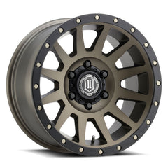 ICON Compression 17x8.5 6x5.5 0mm Offset 4.75in BS 106.1mm Bore Bronze Wheel - ICO2017858347BR