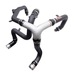 Injen 2.7L V6 (TT) EcoBoost SES Intercooler Pipes - Wrinkle Black - 2021+ Ford Bronco - INJSES9301ICPWB