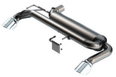Borla 4WD Touring Axle Back Exhaust w/ Bright Chrome Tips -2021+ Ford Bronco 2.3L - BOR11973