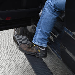 Go Rhino 2dr E-BOARD E1 Electric Running Board Kit (No Drill) -2021+ Ford Bronco- Tex. Blk - GOR20413157PC