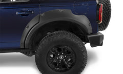 Bushwacker Pocket Style Flares 4pc - Black -2021+ Ford Bronco 4-Door - BUS20960-02