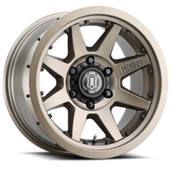 ICON Rebound Pro 17x8.5 6x5.5 0mm Offset 4.75in BS 106.1mm Bore Bronze Wheel - ICO21817858347BR