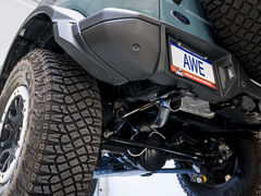 AWE Tuning 0FG Exhaust (No Tips) w/ Bash Guard - 2021+ Ford Bronco - AWE3015-21000