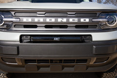 LED Light Kit | Bumper Mount | 20" Black Single Row | Ford Bronco Sport (21-23)