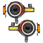 Oracle Oculus Bi - Amber/White Switchback LED Projector Headlights -2021+ Ford Bronc- 5886-023
