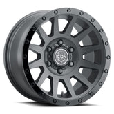 ICON Compression 17x8.5 6x5.5 0mm Offset 4.75in BS 106.1mm Bore Double Black Wheel - ICO2017858347DB