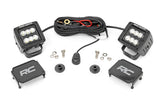 LED Light Kit | Ditch Mount | 2" Black Pair | Flood Pattern | Ford Bronco (21-23)