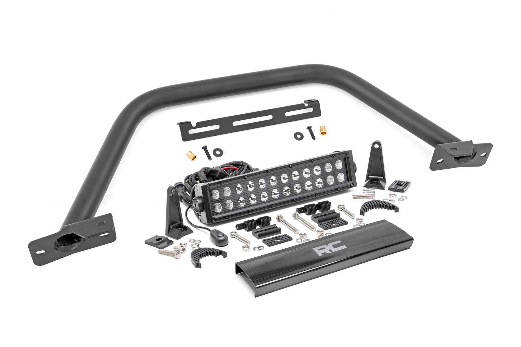 Safari Bar | 12" LED Light Bar | Black | Dual Row | OE Modular Steel | Ford Bronco (21-23)