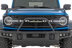 Safari Bar | 12" LED Light Bar | Black | Single Row | OE Modular Steel | Ford Bronco (21-23)