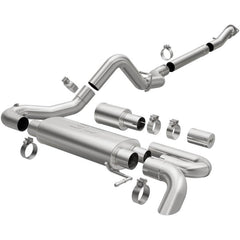 MagnaFlow Overland Series Cat-Back Exhaust w/ Single Straight Driver Exit- No Tip -2021+ Ford Bronco- MAG19559