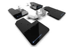 Rally Armor Blk Mud Flap w/Area Blue Logo -2021+ Ford Bronco - RALMF85-RR-PL-ABL