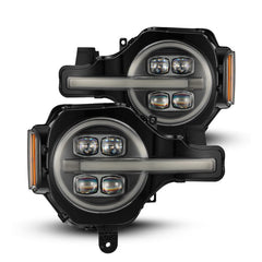 AlphaRex NOVA LED Projector Headlights Black - 2021+ Ford Bronco - ARX880260