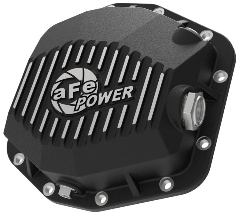 aFe POWER w/ Dana M220 Differential Cover Black Street Series w/ Machined Fins - 2021+ Ford Bronco  - AFE46-71290B