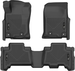 Husky Liners 2021+ Ford Bronco 2 Door Weatherbeater Front & 2nd Seat Floor Liners - Black