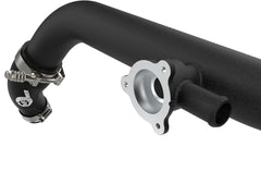 aFe BladeRunner Alum Hot &amp; Cold Charge Pipe Kit - 2021+ Ford Bronco V6-2.7Ltt  - Black - AFE46-20584-B