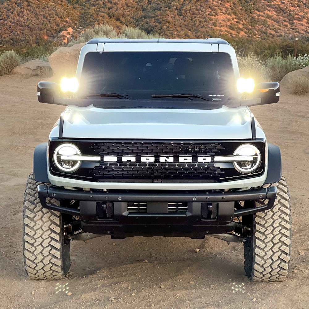 KC HiLiTES  SlimLite LED 2-Light System Ditch Light Kit -2021+ Ford Bronco- KCL97161