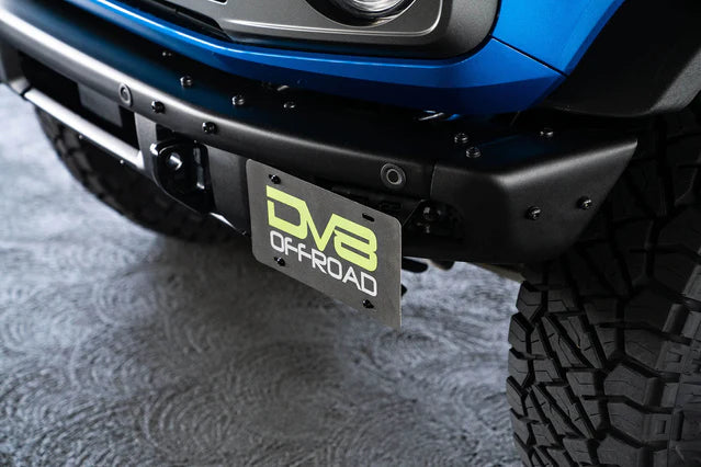 DV8 2021+ Ford Bronco Front License Relocation Bracket - LPBR-02