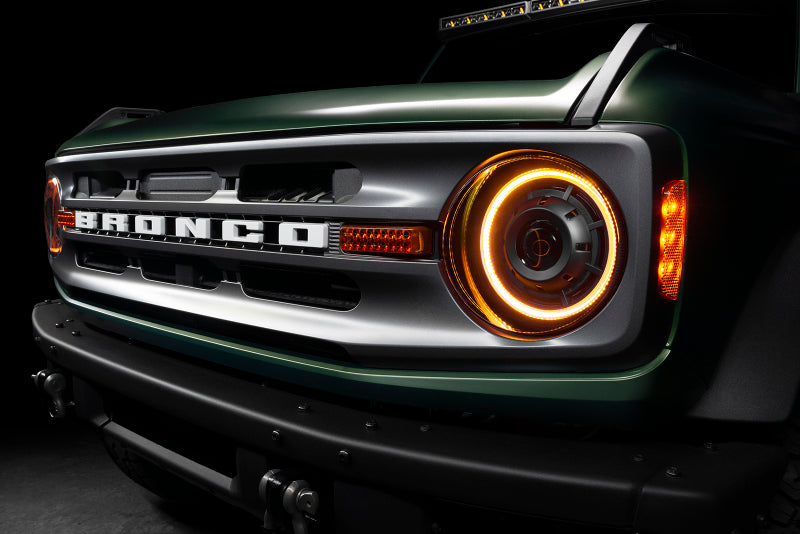 Oracle 2021+ Ford Bronco Oculus  Bi - Amber/White Switchback LED Projector Headlights