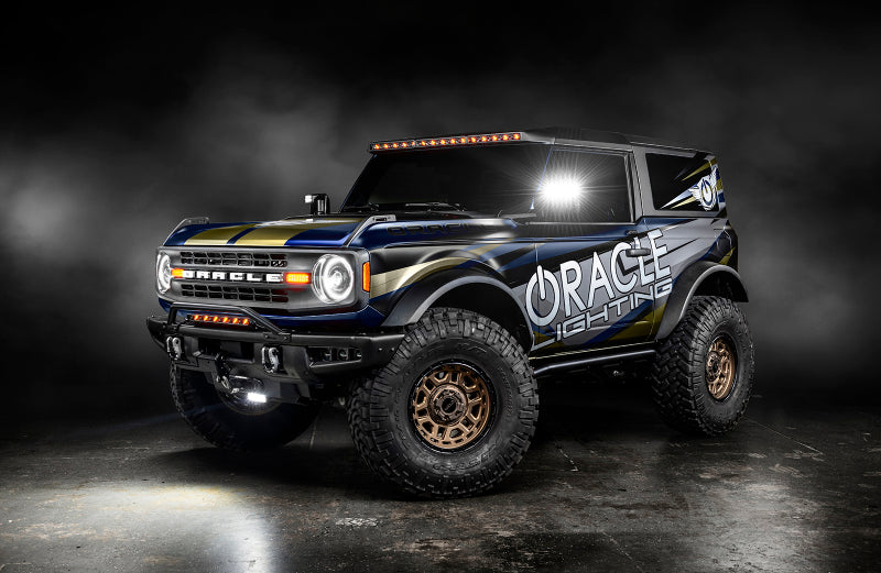 Oracle 2021+ Ford Bronco Oculus  Bi - Amber/White Switchback LED Projector Headlights