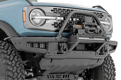 High Winch Mount | All Models | 9500S | 20 Inch Black Single Row LED | Ford Bronco (21-23)