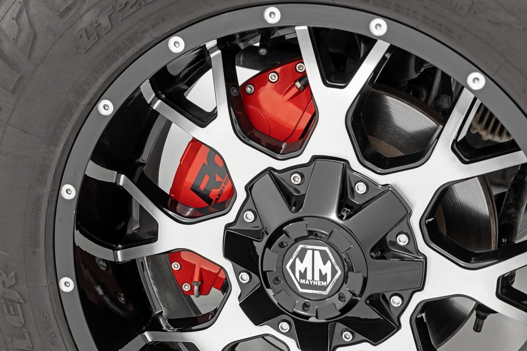 Caliper Covers | Front and Rear | Red | Ford Bronco 4WD (2021-2023)