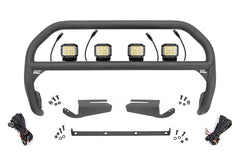 Nudge Bar | 3 Inch Wide Angle Led (x4) | Oe Modular Steel | Ford Bronco (21-23)