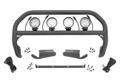 Nudge Bar | 4 Inch Round Led (x4) | OE Modular Steel | Ford Bronco (21-23)