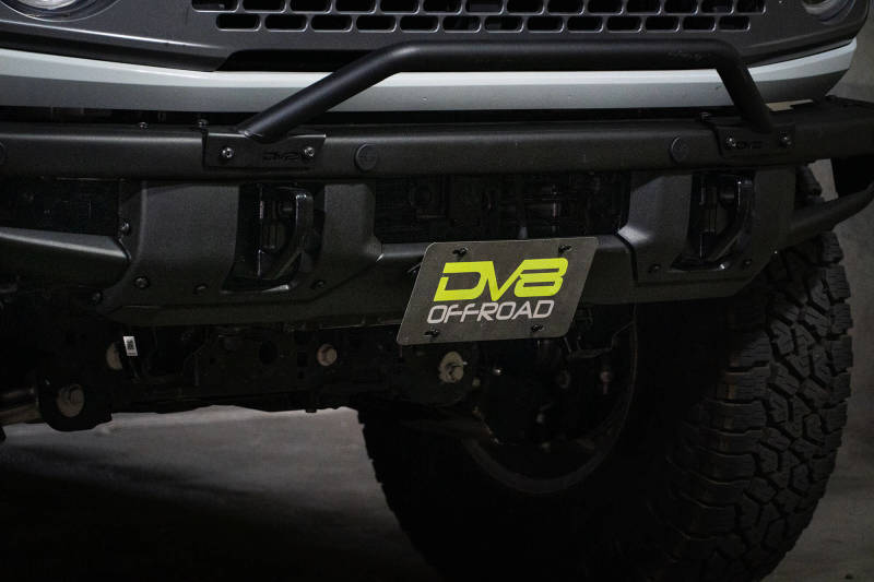 DV8 Offroad  Factory Front Bumper Licence Relocation Bracket -2021+ Ford Bronco- Front - LPBR-01