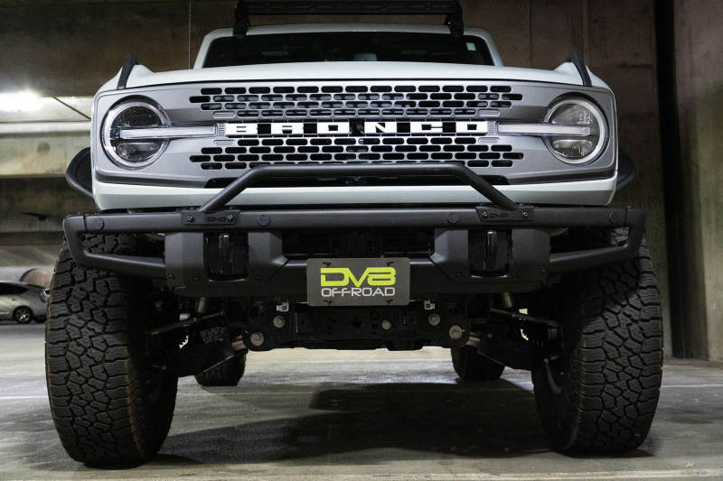 DV8 Offroad  Factory Front Bumper Licence Relocation Bracket -2021+ Ford Bronco- Front - LPBR-01