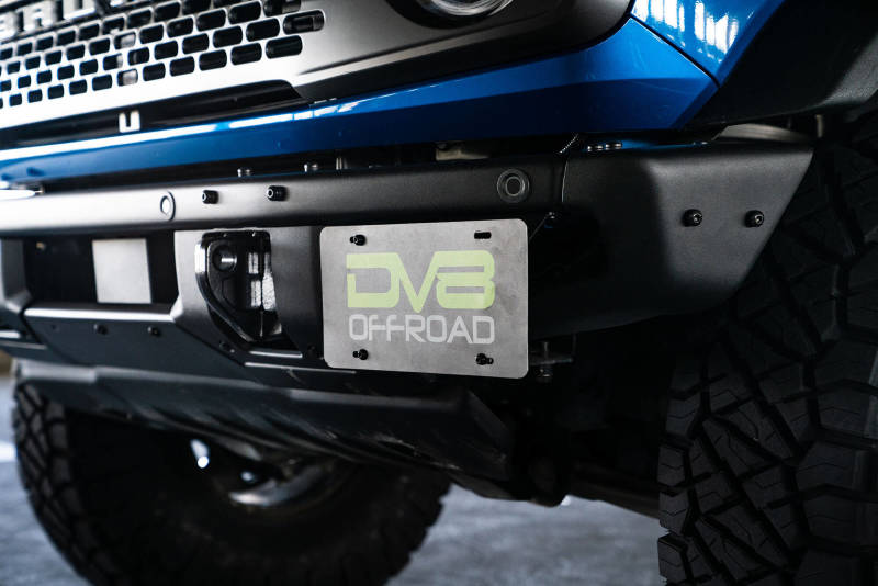 DV8 Offroad  Factory Front Bumper License Relocation Bracket -2021+ Ford Bronco- Side -LPBR-02