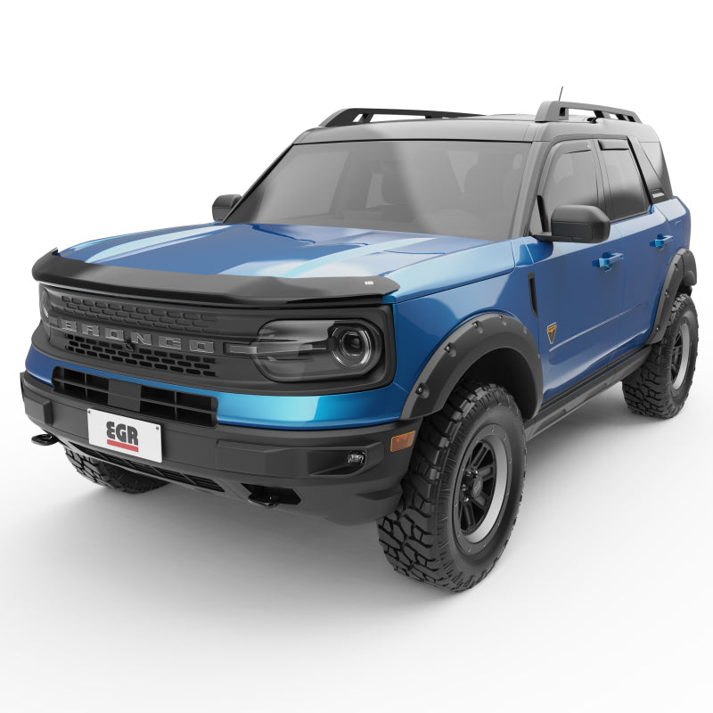 EGR 4 Door In-Channel Window Visors -21-22 Ford Bronco - Matte Black (573565) -EGR573565