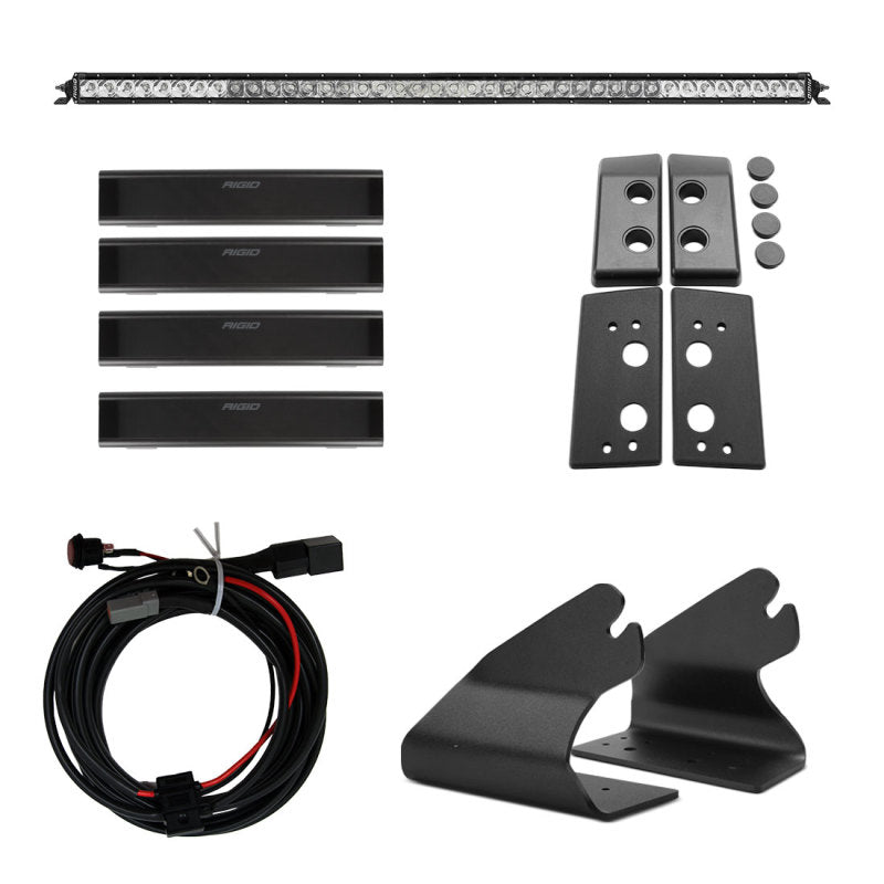 Rigid Industries 2021 Ford Bronco Roof Line Light Bar Kit - RIG46724