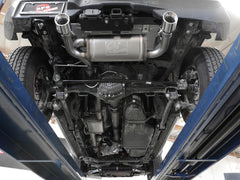 aFe Vulcan 3in 304 SS Cat-Back Exhaust - 2021+ Ford Bronco L4-2.3L (t)/V6-2.7L (tt) w/ Black Tips- AFE49-33138-B