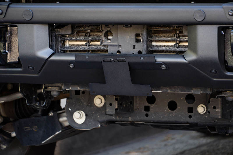 DV8 Offroad  Factory Front Bumper Licence Relocation Bracket -2021+ Ford Bronco- Front - LPBR-01