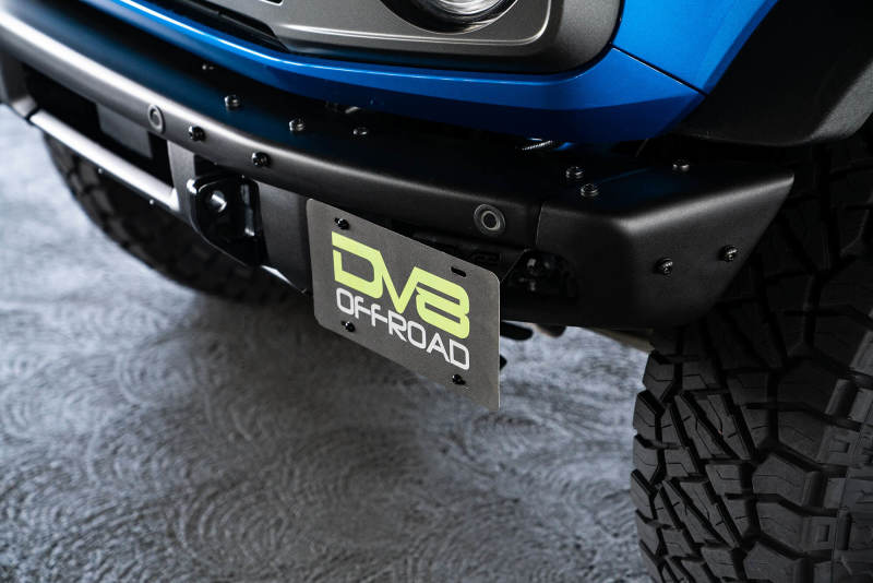 DV8 Offroad  Factory Front Bumper License Relocation Bracket -2021+ Ford Bronco- Side -LPBR-02