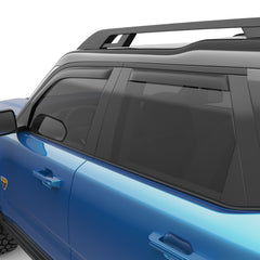 EGR 4 Door In-Channel Window Visors -21-22 Ford Bronco - Matte Black (573565) -EGR573565