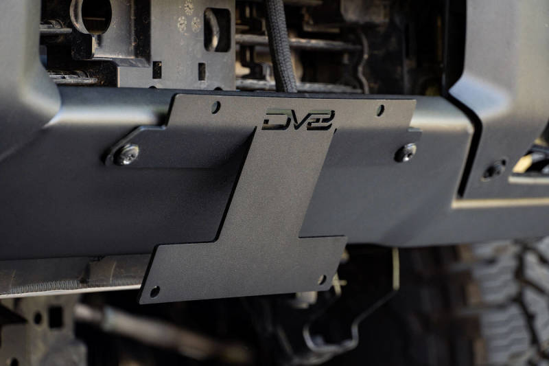 DV8 Offroad  Factory Front Bumper Licence Relocation Bracket -2021+ Ford Bronco- Front - LPBR-01