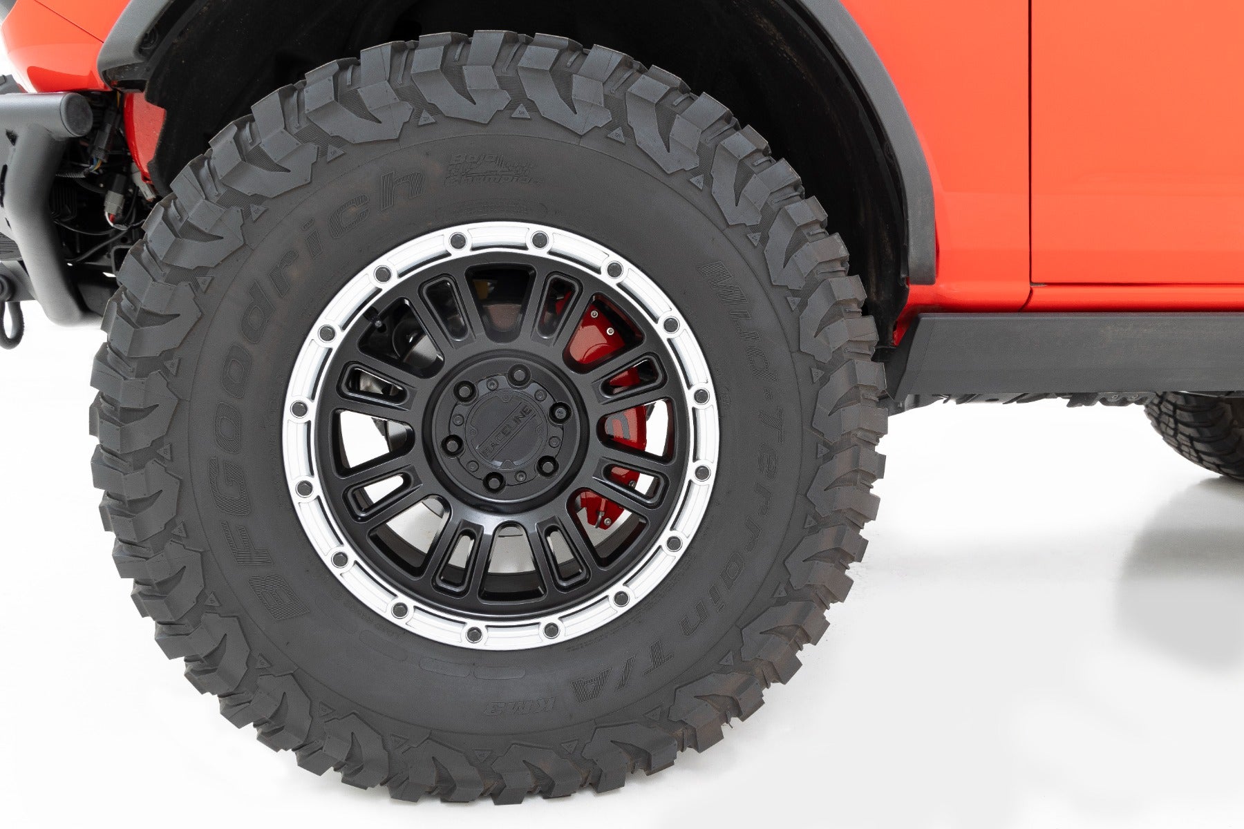 Caliper Covers | Front and Rear | Red | Ford Bronco 4WD (2021-2023)