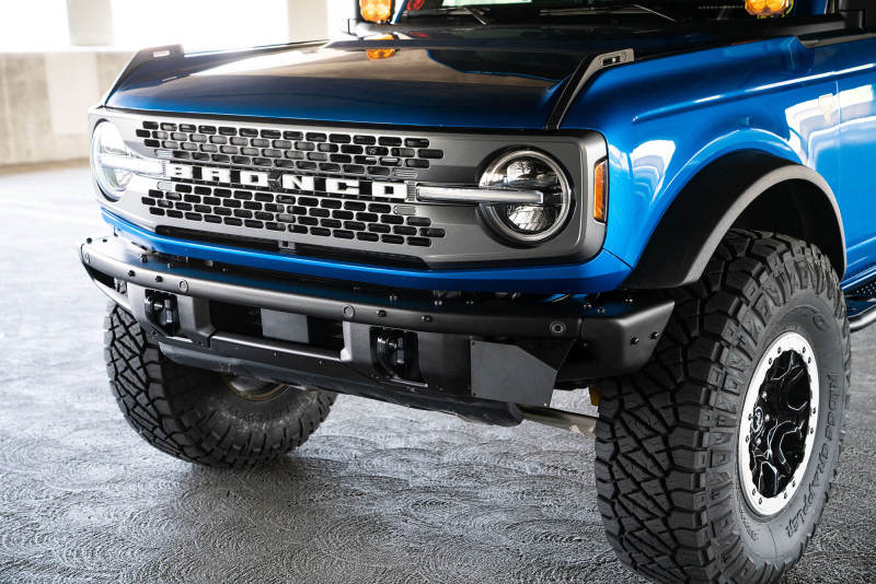 DV8 Offroad  Factory Front Bumper License Relocation Bracket -2021+ Ford Bronco- Side -LPBR-02